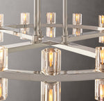 Arcachon LED Round Two-Tier Chandelier 60"