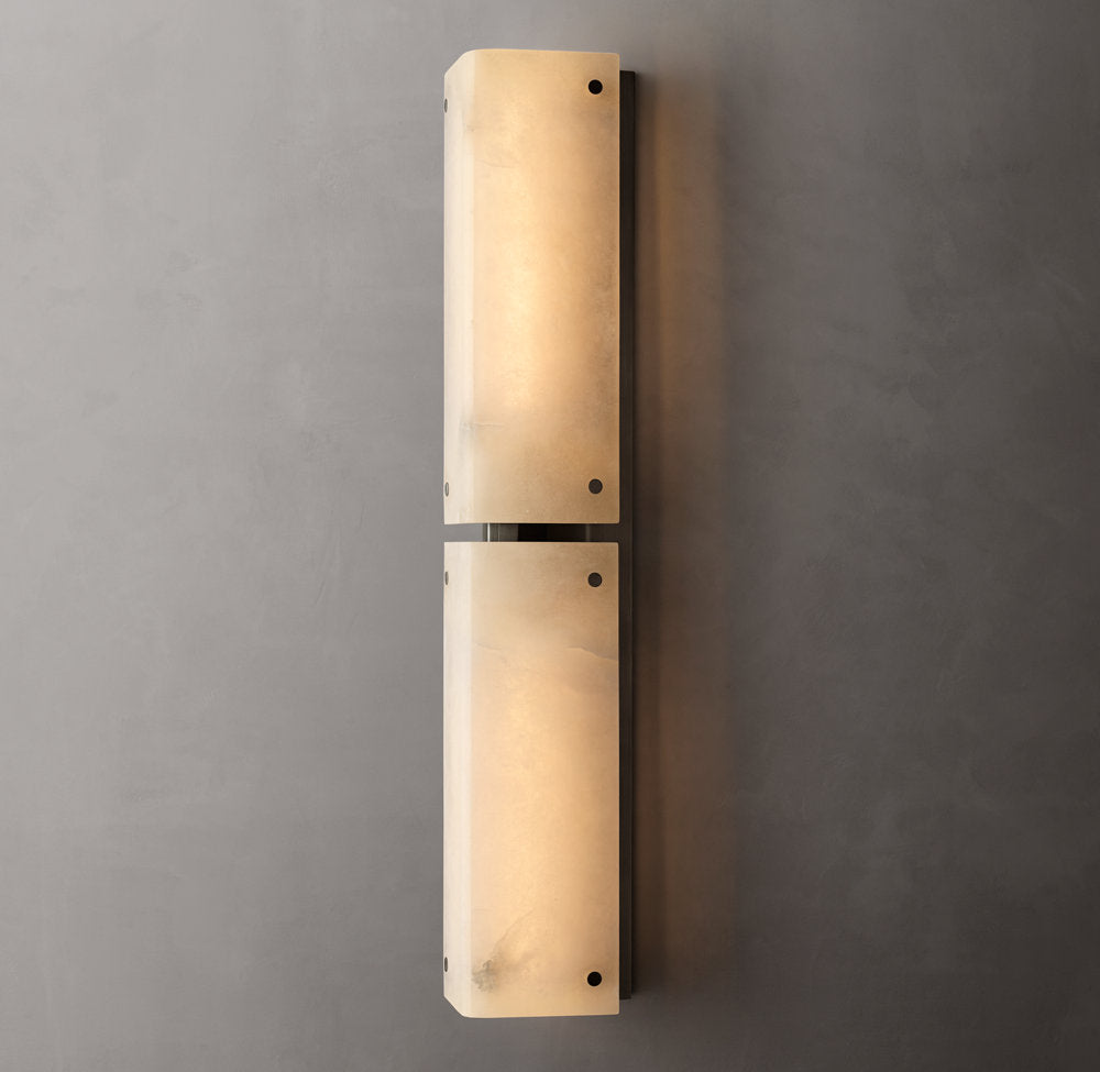 Reynard Alabaster Grand Sconce