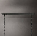 Harlow Calcite Rectangular Chandelier 74"