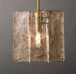 Lattice Smoke Glass Pendant