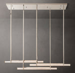 Audubon Crystal Triple Bar Linear Chandelier