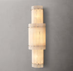 San Marco Alabaster Grand Round Sconce