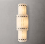 San Marco Alabaster Grand Round Sconce