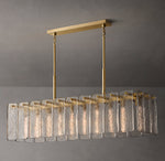 Calamette Glass Rectangular Chandelier 60"