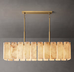 Calamette Onyx Rectangular Chandelier 60"