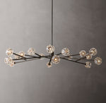 Boule De Cristal Clear Glass Round Chandelier 72"