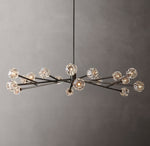 Boule De Cristal Clear Glass Round Chandelier 72"