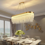 Ivetri Glass Modern Chandelier