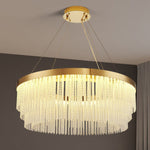 Ivetri Glass Modern Chandelier