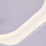 Rectangular Metal LED White Modern Ceiling Lights Flush Mount Lighting