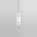 Long Oval Glass LED Nordic Pendant Light Hanging Lamp Island Lights