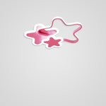 Triple Star Flush Mount Light LED Ceiling Light for Baby Kids Lighting
