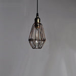 Nordic Vintage Metal Lantern Pendant Light LED Industrial Ceiling Light