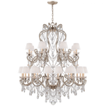 Adrianna Large Chandelier - Gilded Iron