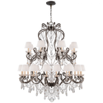 Adrianna Large Chandelier - Antiqued Gild