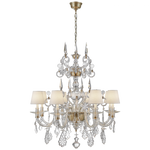 Alexandra Large Chandelier - Clear Glass