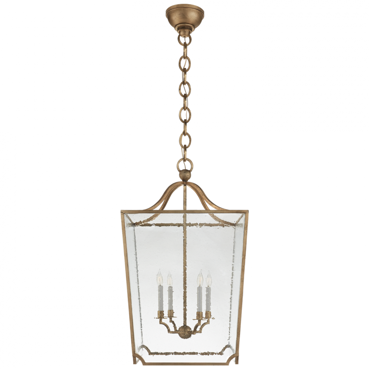 Beatrice Large Lantern - Gilded Iron
