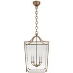 Beatrice Large Lantern - Gilded Iron