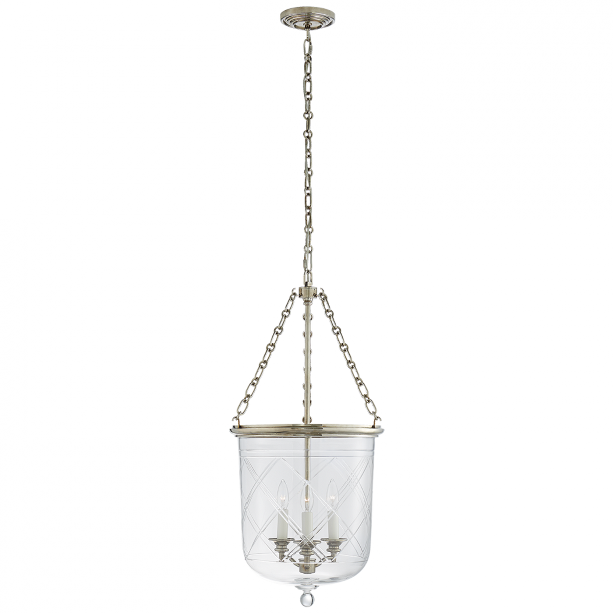 Chatham Large Lantern - Polished Nickel