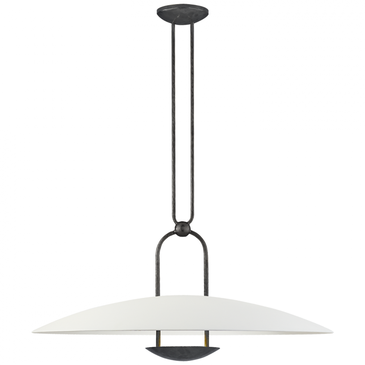 Windsor Large Hanging Shade - Polished Nickel