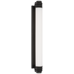 Northport 24" Linear Sconce - Bronze and Teak