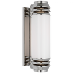 Perren Large Wall Sconce - Polished Nickel and Glass Rods