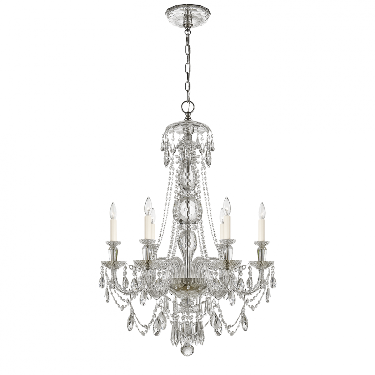 Daniela Medium One-Tier Chandelier - Crystal