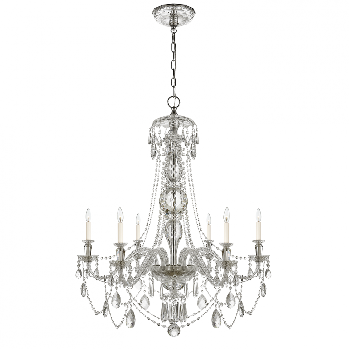 Westbury Triple Tier Chandelier - Polished Nickel