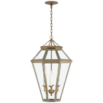 Edmund Medium Lantern - Polished Nickel