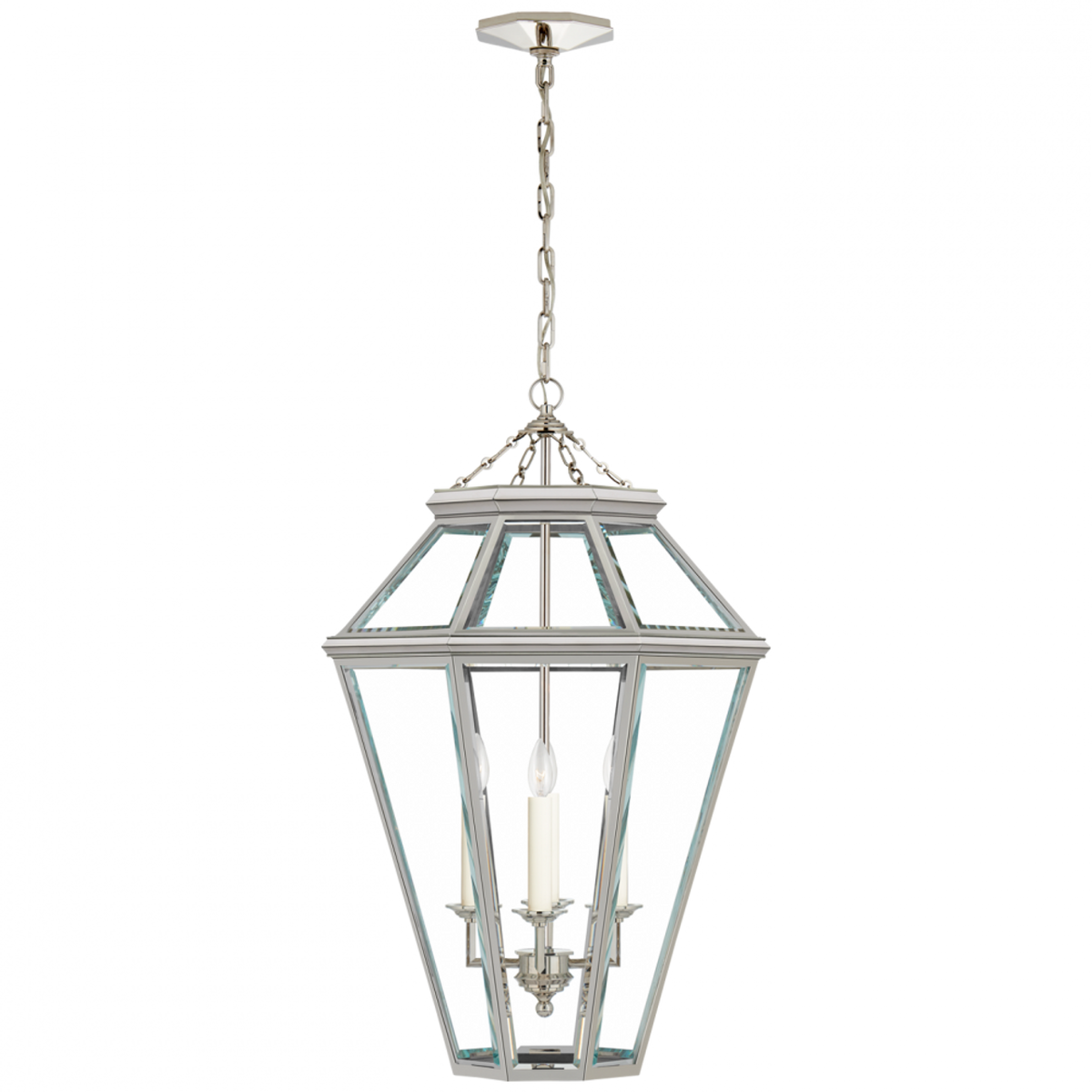 Paxton 48" Ring Chandelier - Polished Nickel