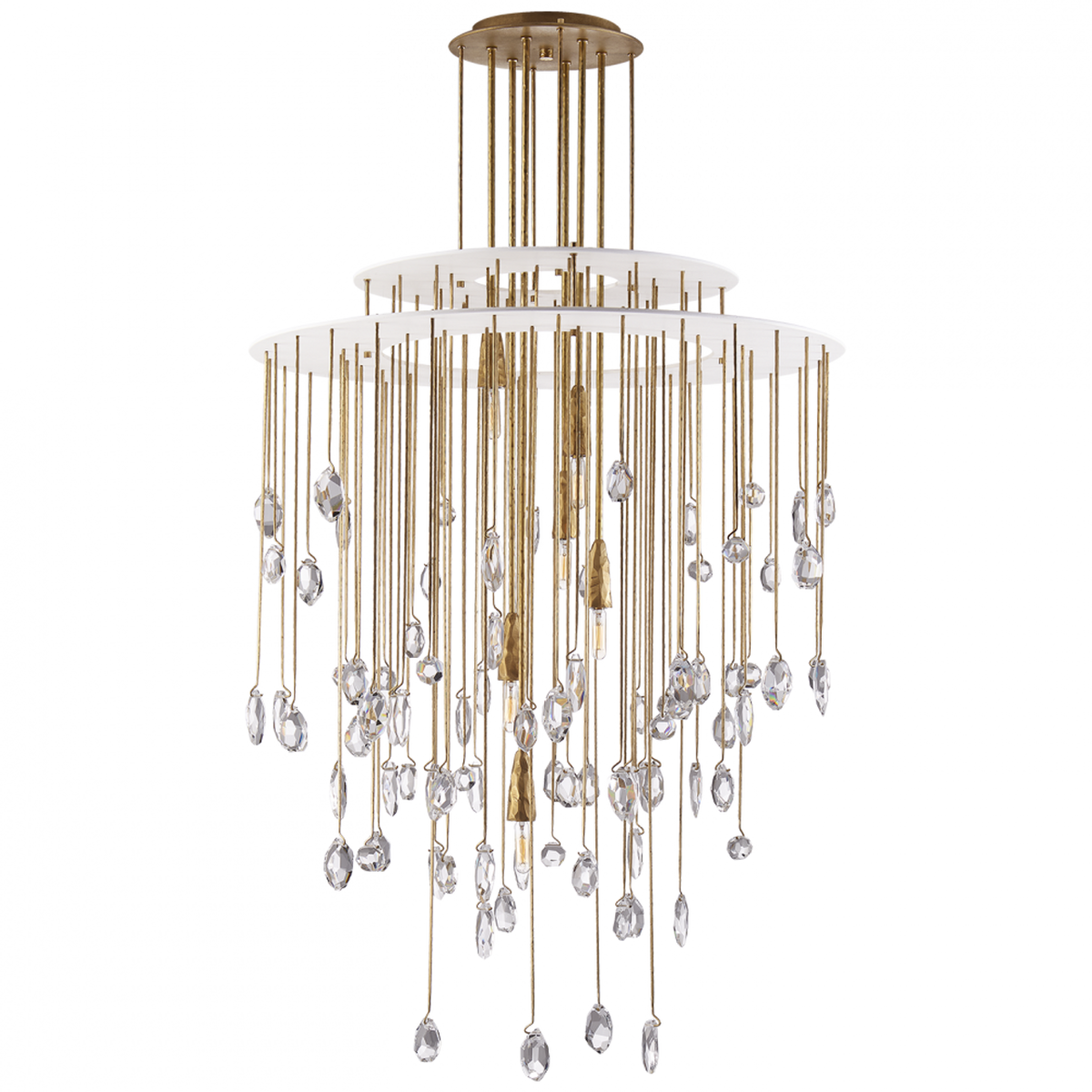 Daley Large Six Light Chandelier - Polished Nickel