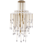 Daley Large Six Light Chandelier - Polished Nickel