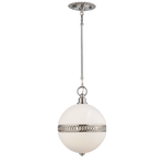 Fulton Medium Pendant - Polished Nickel