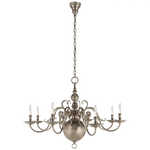 Lillianne Single Tier Chandelier - Butler's Silver