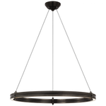 Paxton 24" Ring Chandelier - Bronze