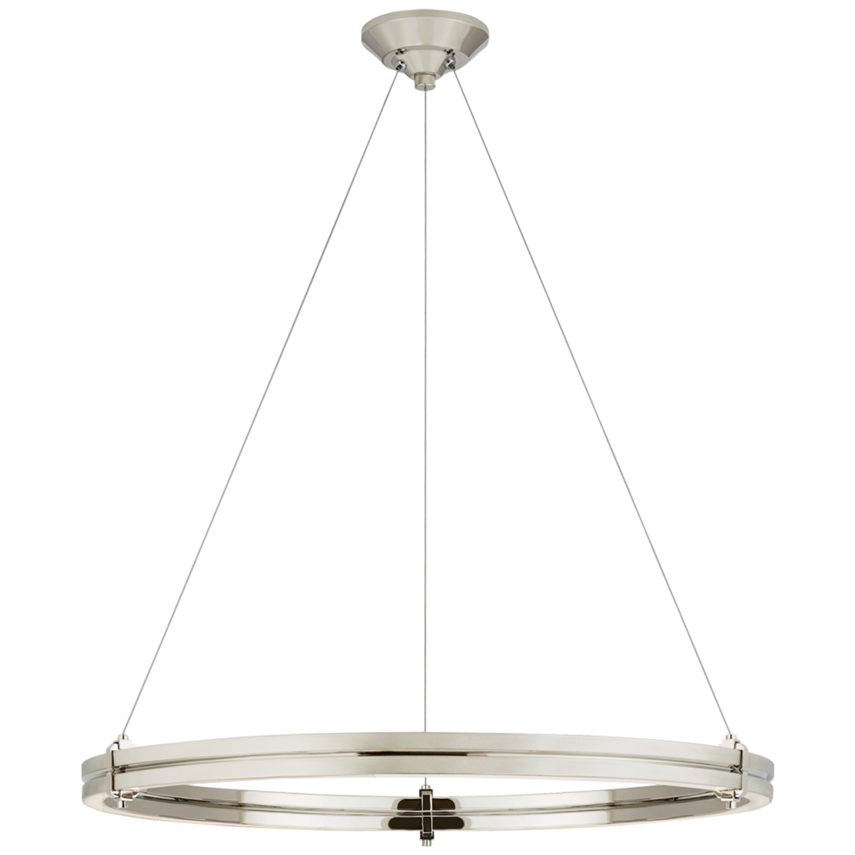 Paxton 32" Ring Chandelier - Natural Brass