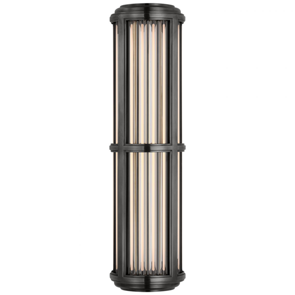 Perren Large Wall Sconce - Bronze and Glass Rods