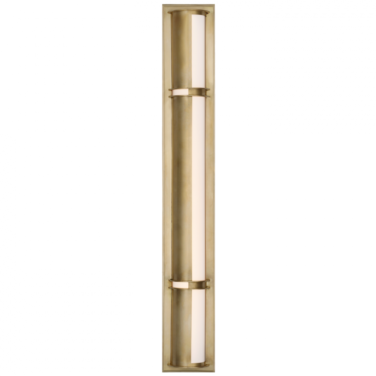 Strever 32" Shielded Bath Light - Natural Brass