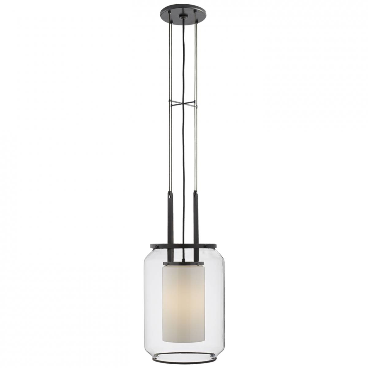 McCarren Large Globe Pendant - Polished Nickel