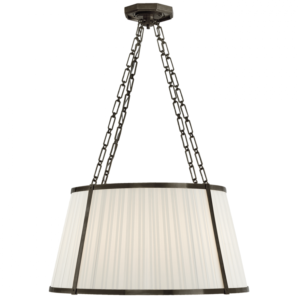 Cambridge Medium Smoke Bell Lantern - Butler's Silver