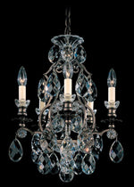 Renaissance Chandelier, 5-Light, Heirloom Gold, Clear Heritage Crystal, 14.5"W (3769-22 Y9QWE)
