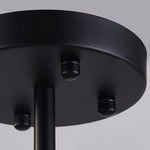 Retro Creative Geometric Hexagonal Glass LED Ceiling Light for Cafe Restaurant