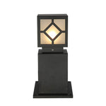 Retro European Square Outdoor Waterproof LED Garden Light Solar Landscape Decorative Lamp