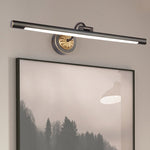 Black Copper Linear Rotatable Bathroom Vanity Light with 240° Adjustable LED Head