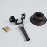 Retro Pastoral Hanging Noiseless Heat Resistant Wood Blade Ceiling Fan Lamp