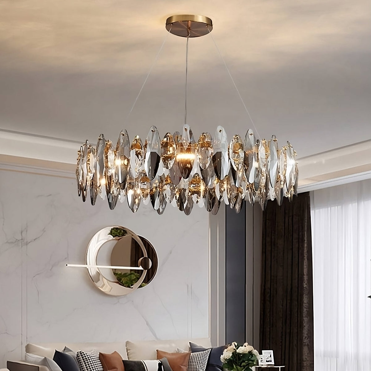 Lazzo Crystal Modern Chandelier