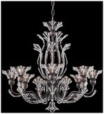 Rivendell 23"H x 26"W 8-Light Crystal Chandelier in Heirloom Bron