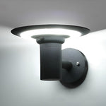Round UFO-shaped LED Waterproof Solar Modern Outdoor Sconces Wall Lamp