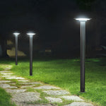 Round UFO Shaped LED Waterproof Solar Path Lights Outdoor Post Lights