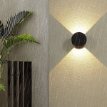 Round Up and Down Lights Waterproof LED Wall Lights for Indoor Outdoor Balcony